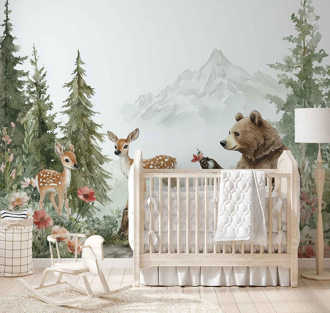 Foto murale Miqtë e Pyllit