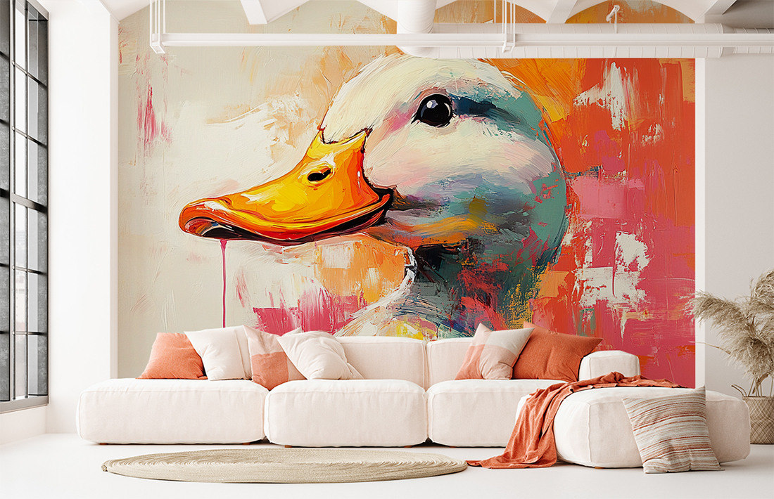 Foto murale Rosë e Vogël