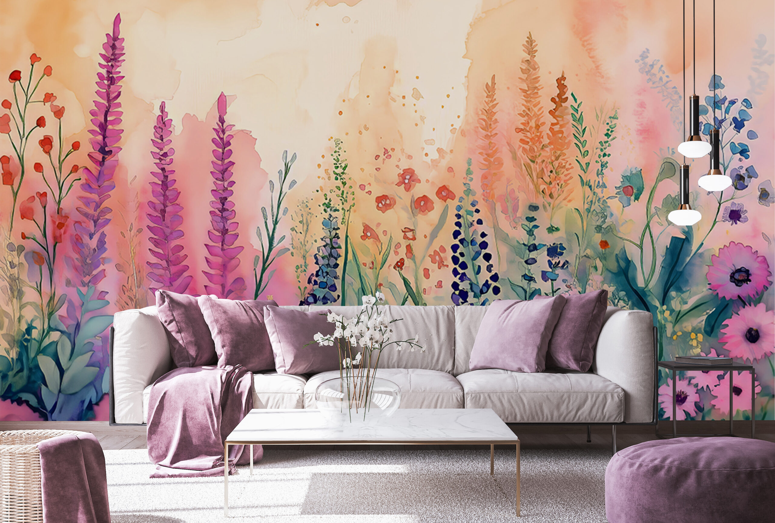 Foto murale Livadh me lule të harlisura