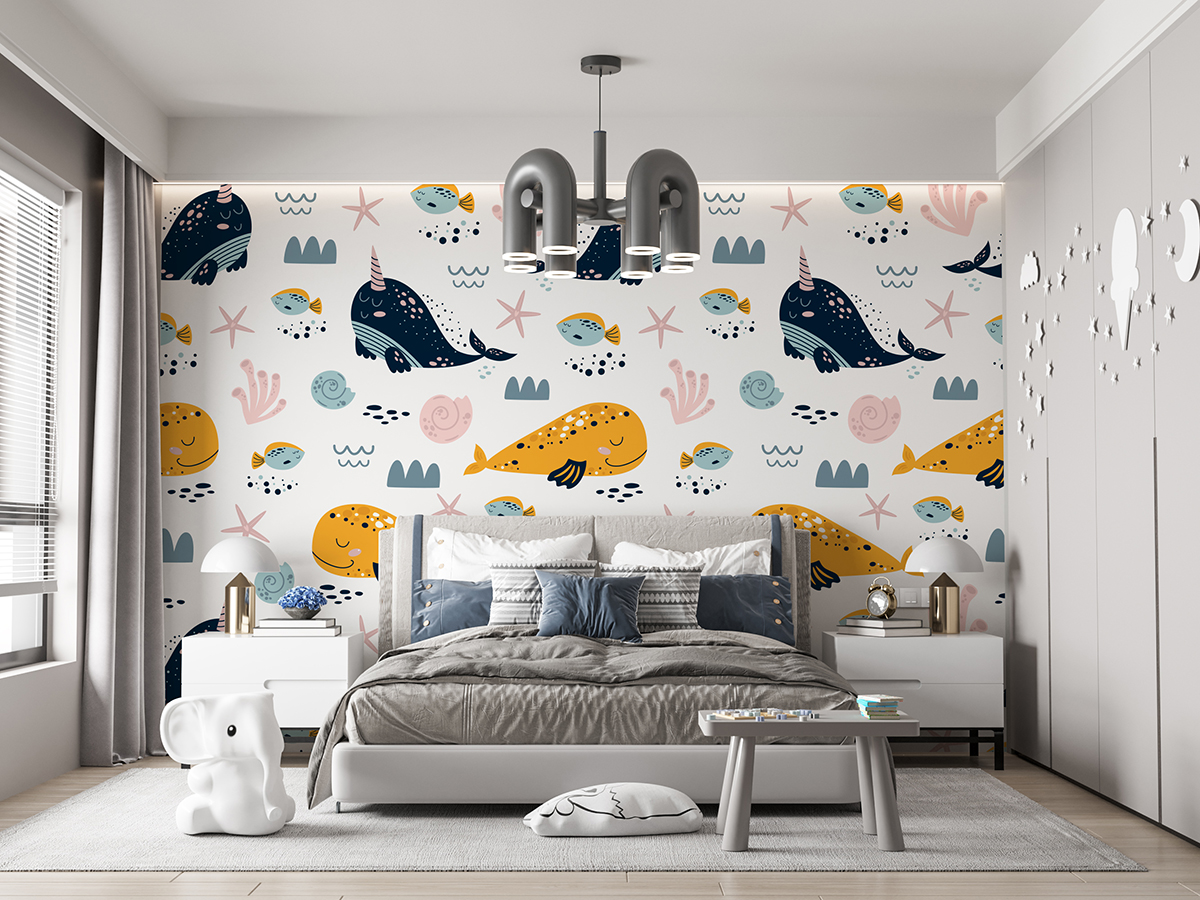 Foto murale Kafshët e Detit