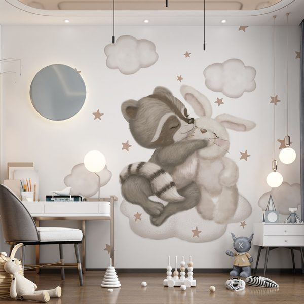 Foto murale Miqtë në Re