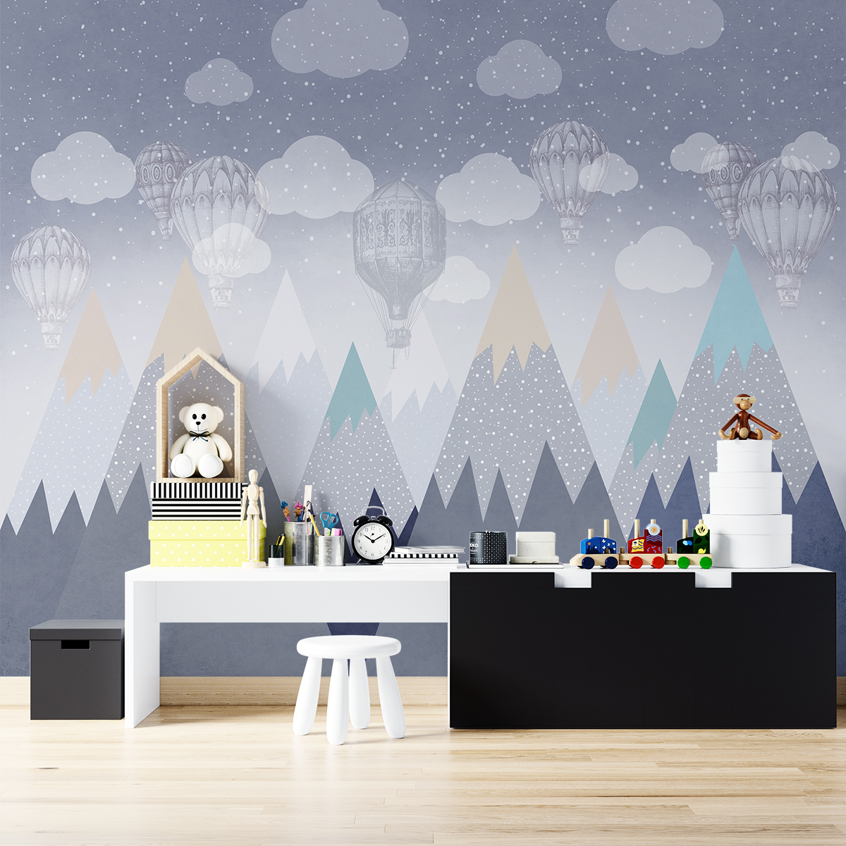 Foto murale Balona midis maleve