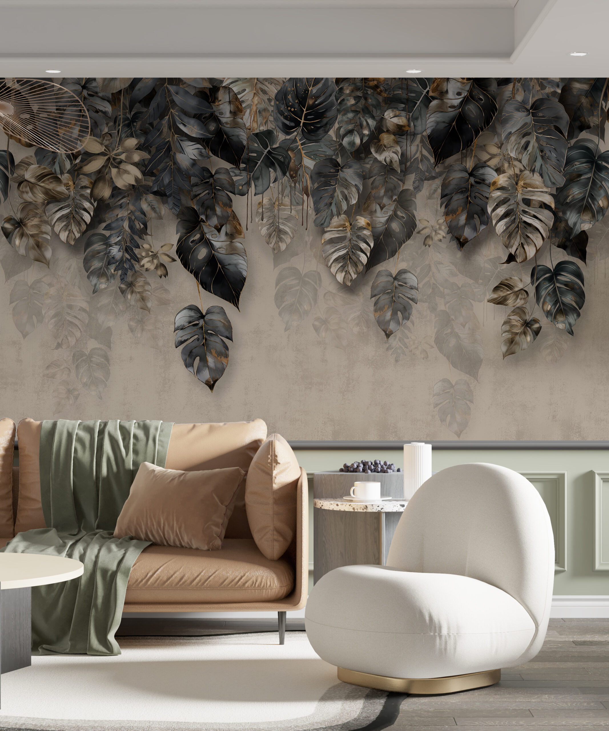 Foto murale Gjethe të varura