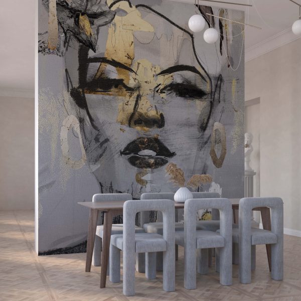 Foto murale Vajza e Artë në Kanavacë