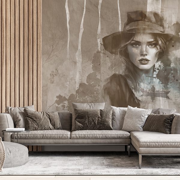 Foto murale Grua me kapelë