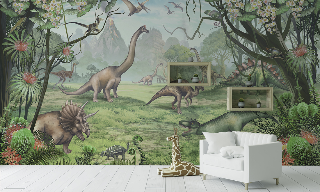 Foto murale Dinosaurët