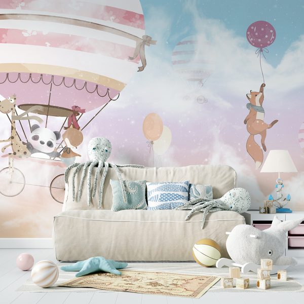 Foto murale Një ëndërr shumëngjyrëshe fluturimi