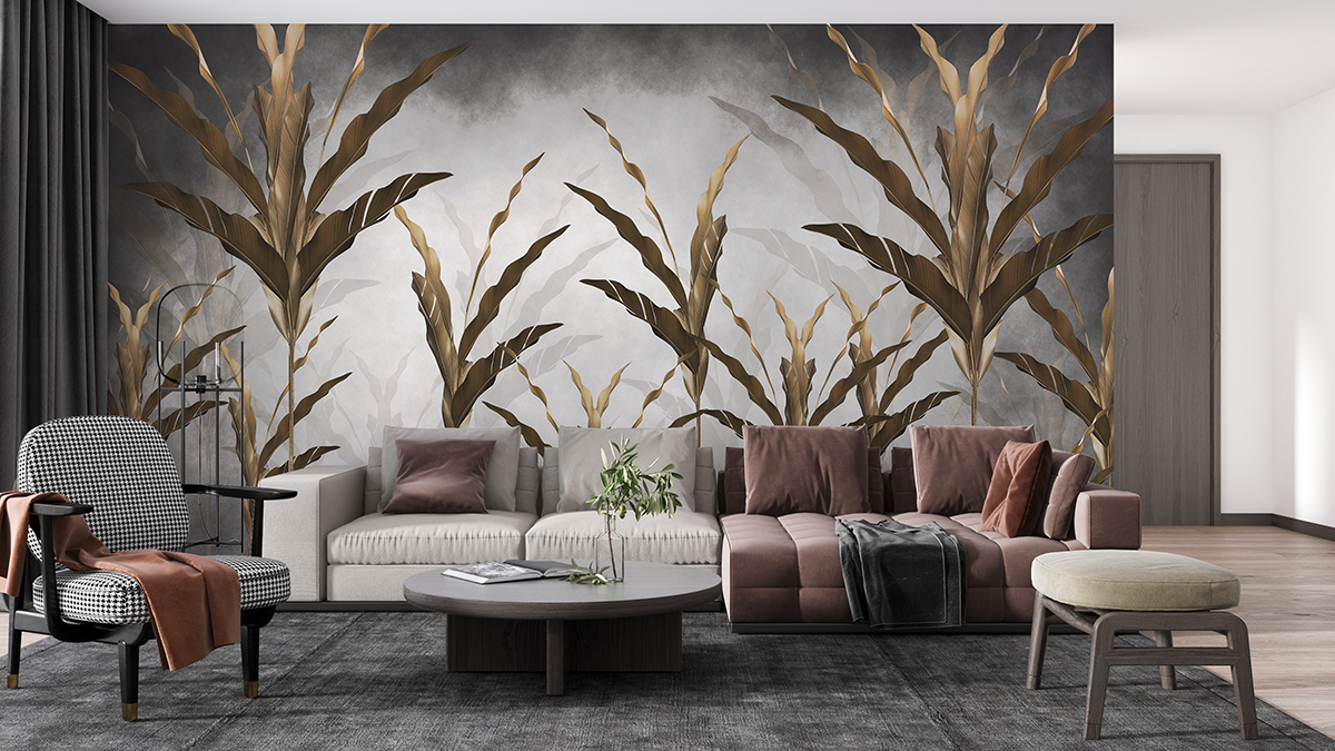 Foto murale Bronzi me gjethe