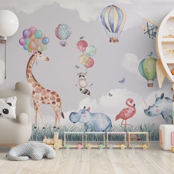 Foto murale Gjirafë me tullumbace