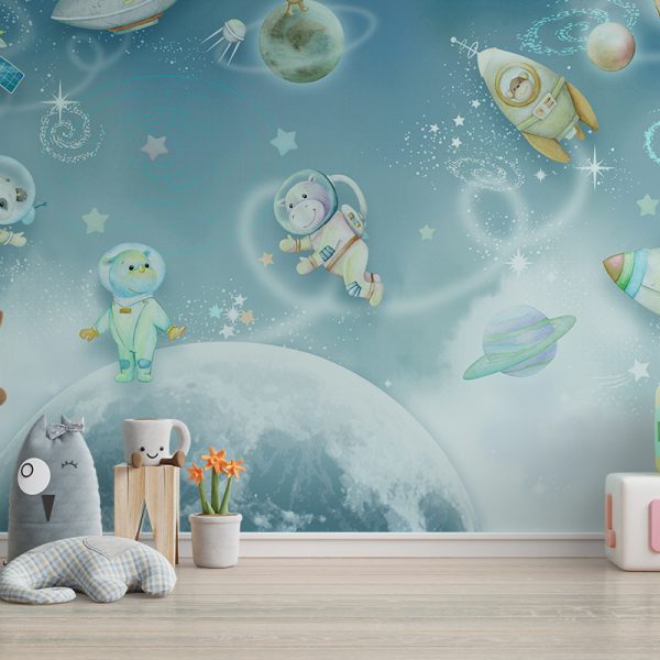 Foto murale Kafshët e Hapësirës