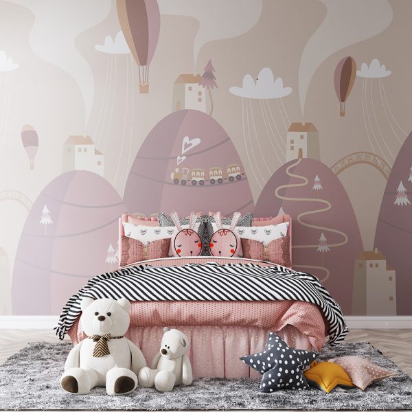 Foto murale Fshati Rozë i Malit