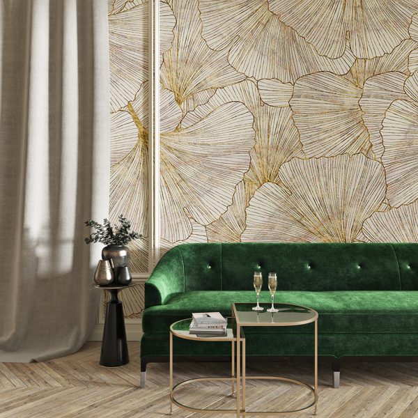 Foto murale Gjethe të Arta të Harmonisë