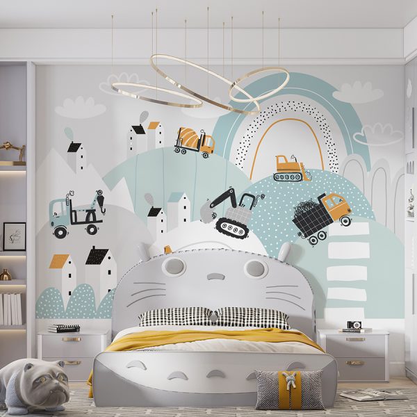 Foto murale Automjete Ndërtimi