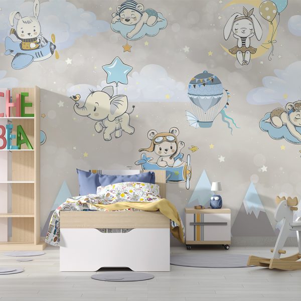 Foto murale Fluturimi mbi male