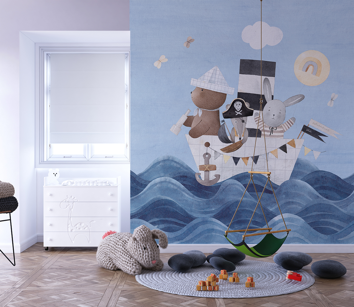 Foto murale Delfinët e Fjetur - Figura 100