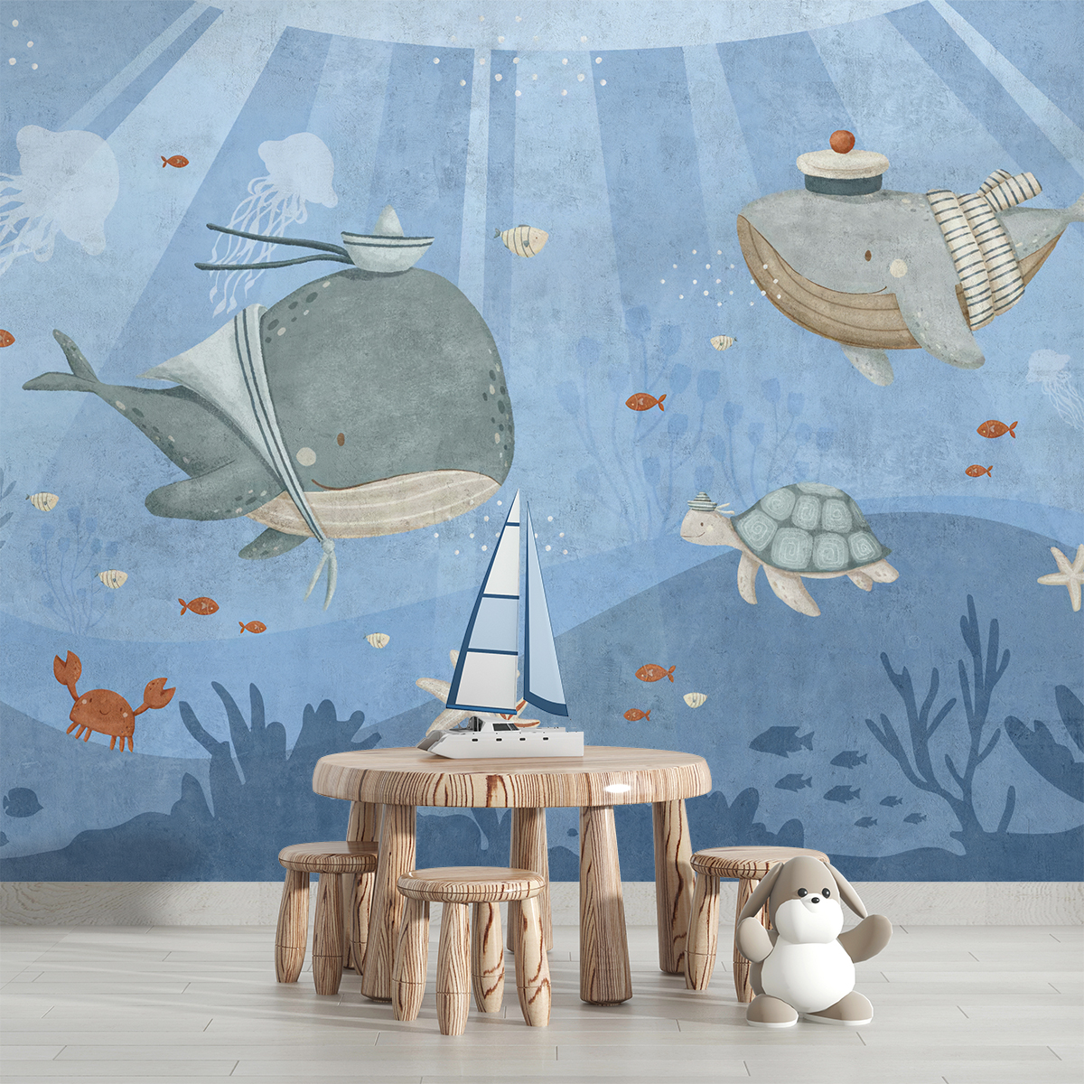 Foto murale Delfinët e Fjetur - Figura 112