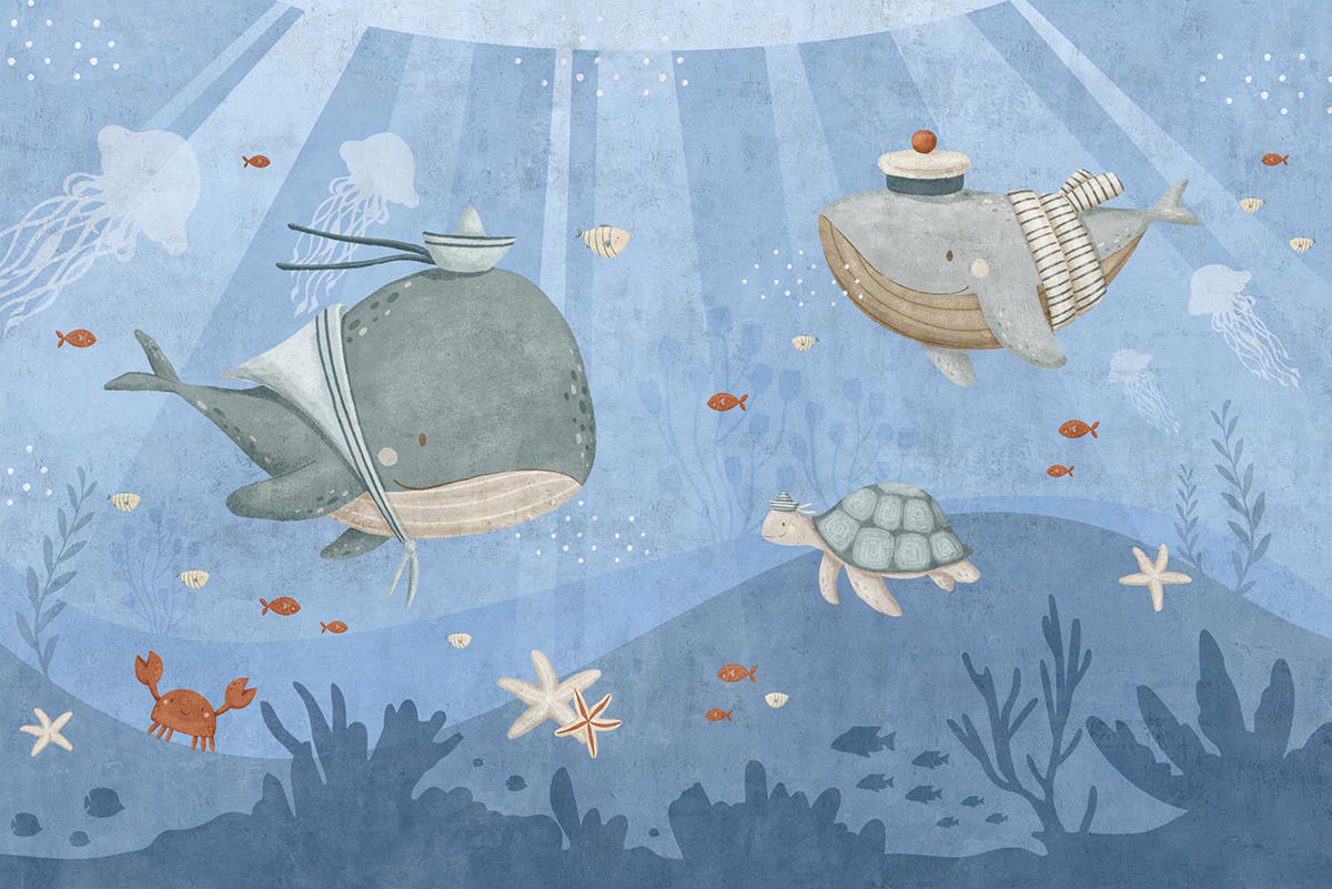 Foto murale Delfinët e Fjetur - Figura 53