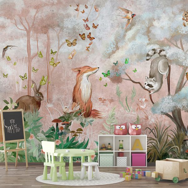 Foto murale Kafshët e pyllit