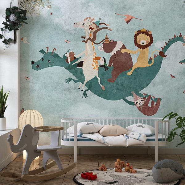 Foto murale Fluturimi mbi Dragon