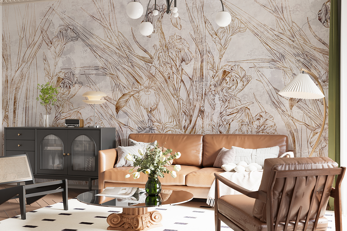 Foto murale Skicë e Luleve