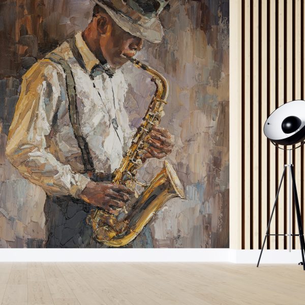 Foto murale Saksofonist
