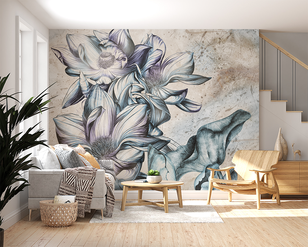 Foto murale Lule e Madhe Blu