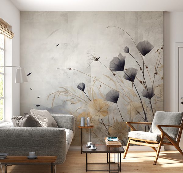 Foto murale Lule në erë