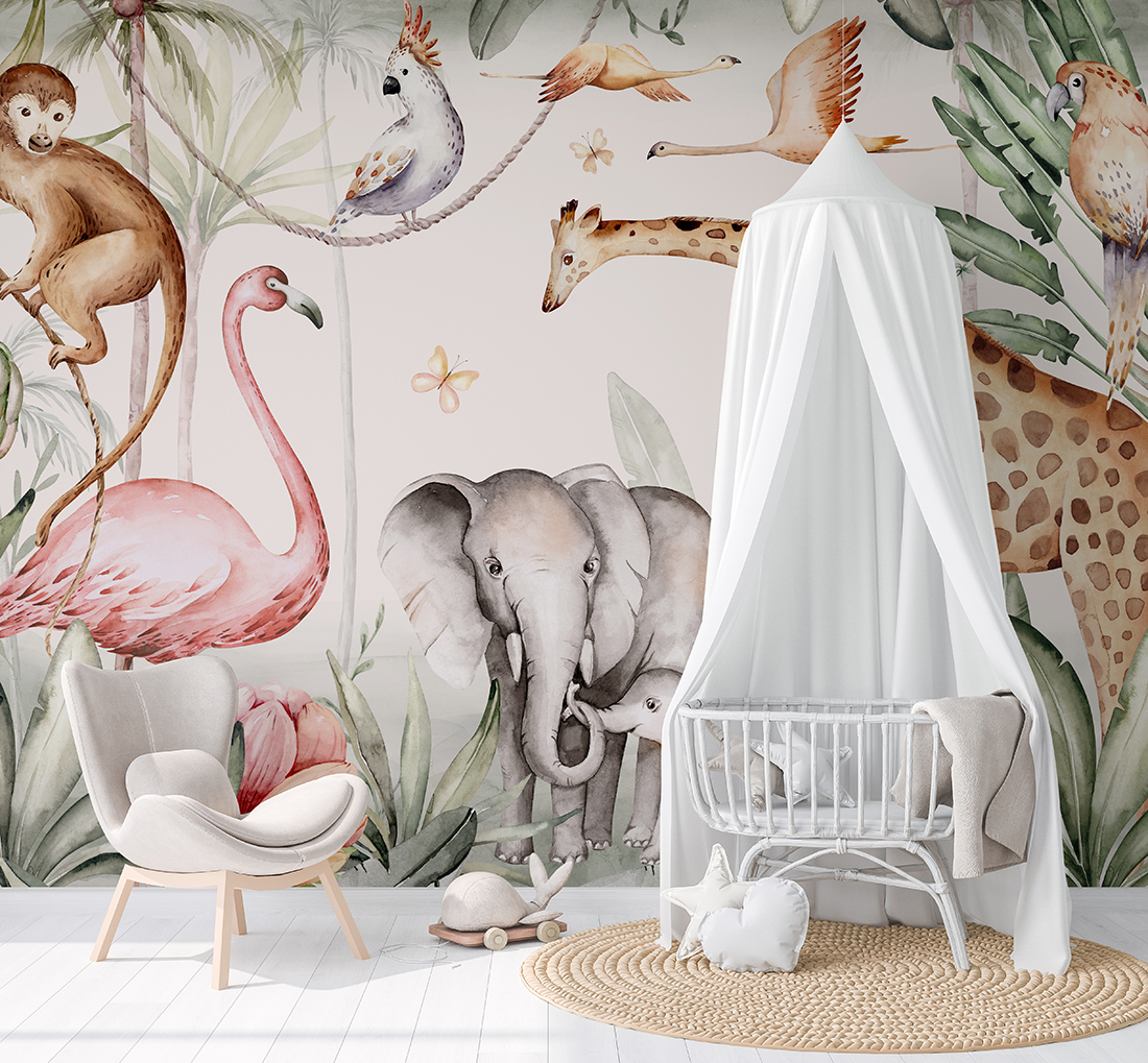 Foto murale Kafshë ekzotike