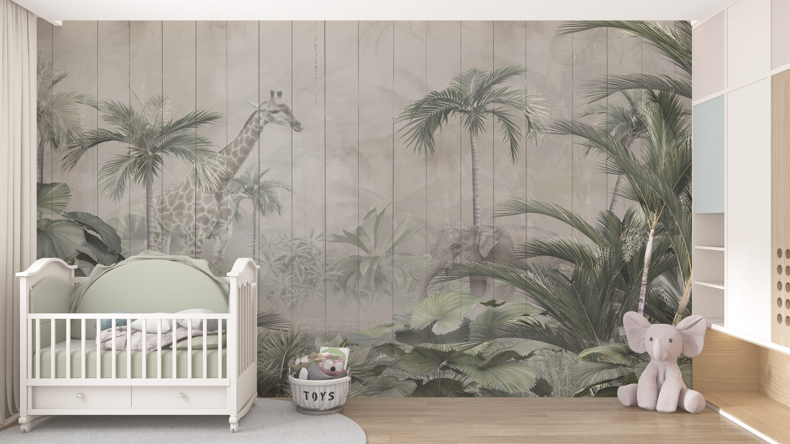 Foto murale Afrika në mjegull