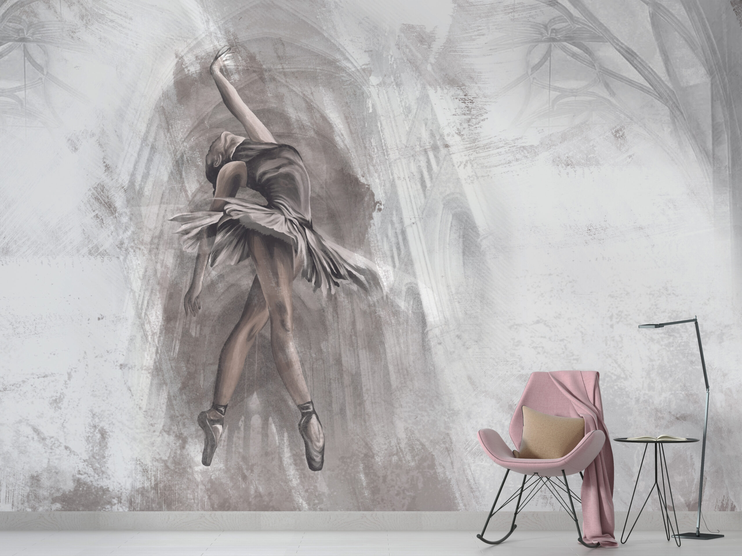 Foto murale Balerinë në vallëzim