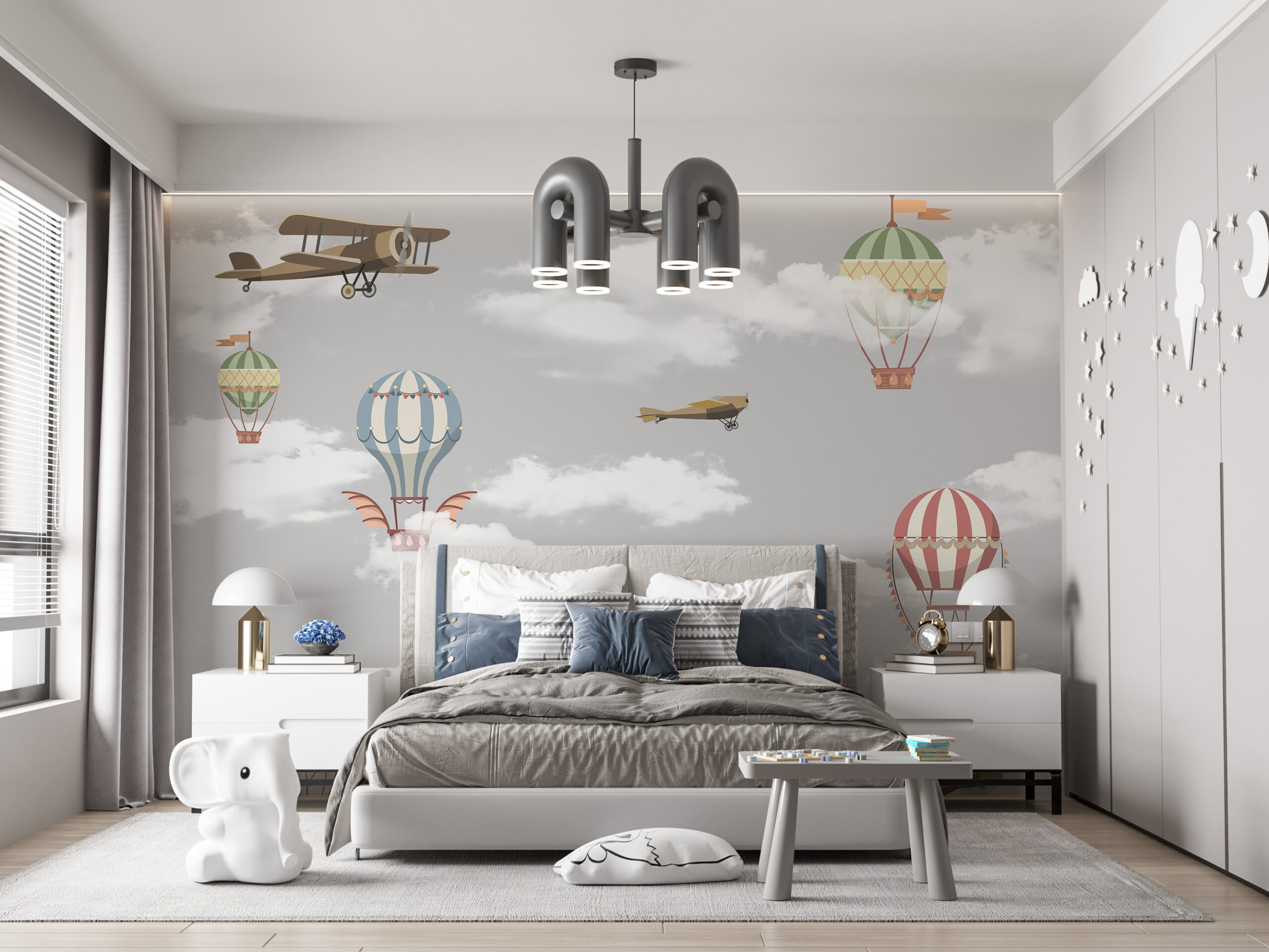 Foto murale Balona në re