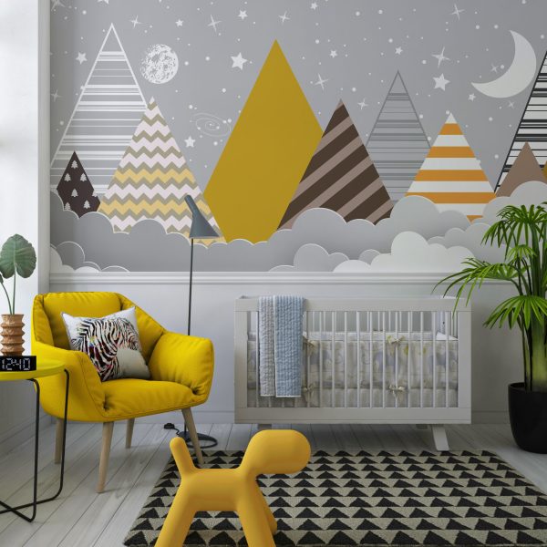 Foto murale Male shumëngjyrëshe