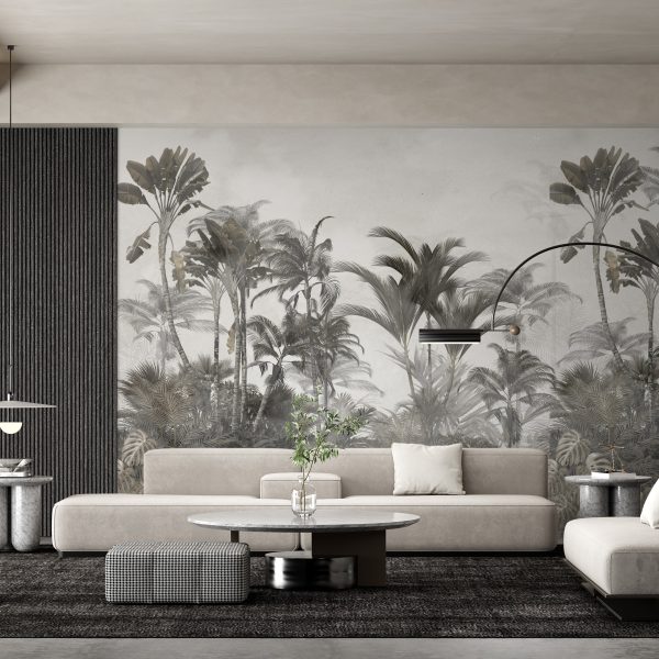 Foto murale Xhungël pa ngjyrë