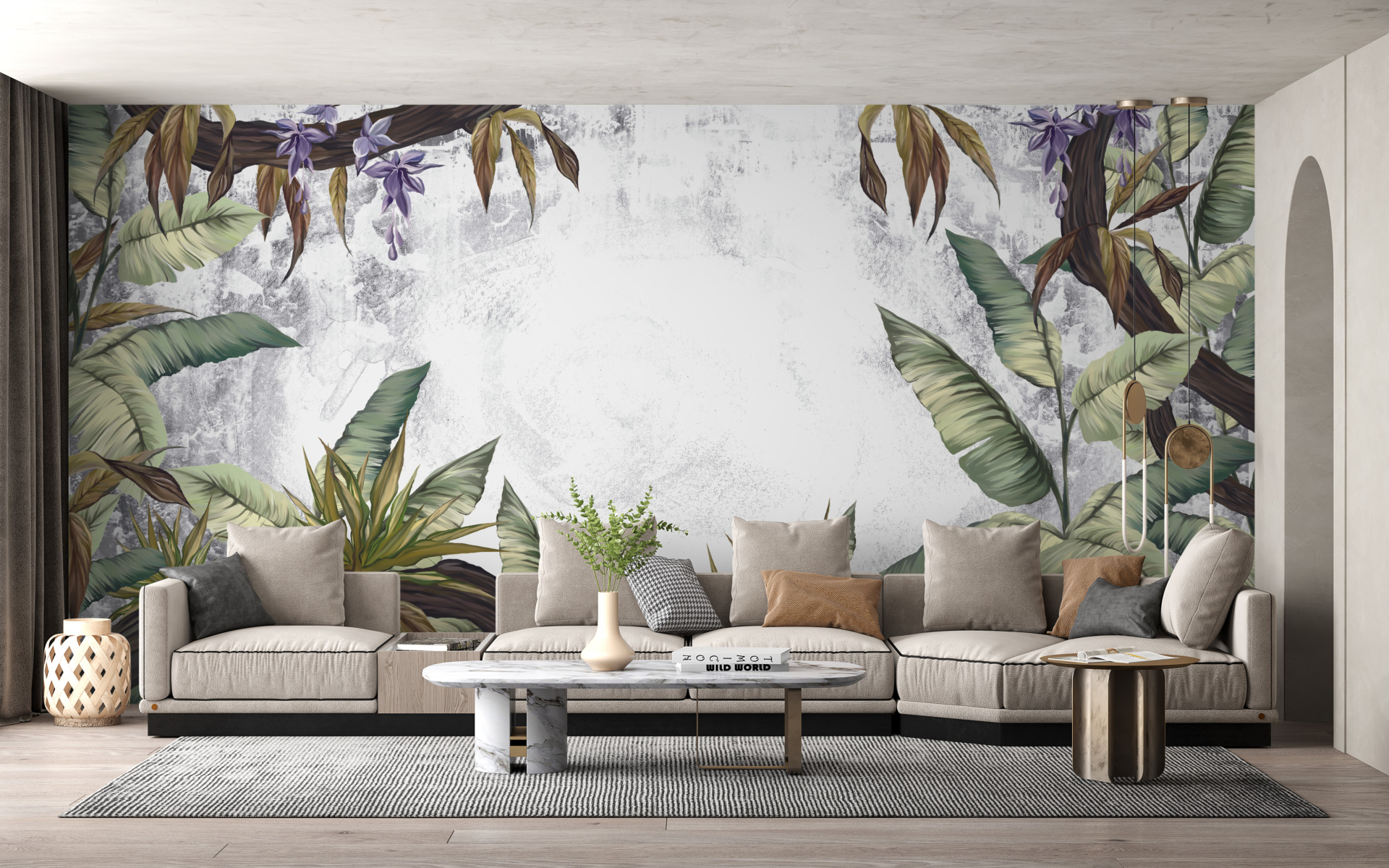 Foto murale Njollë e Bardhë në Tropik