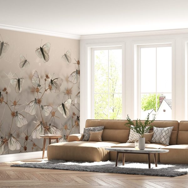 Foto murale Fluturat e Bardha