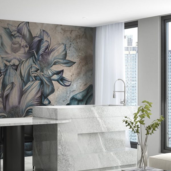 Foto murale Lule e Madhe Blu