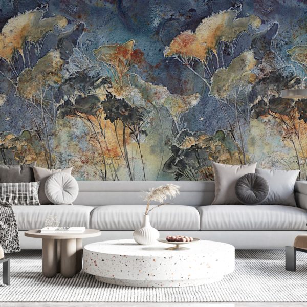 Foto murale Blu me bojëra uji