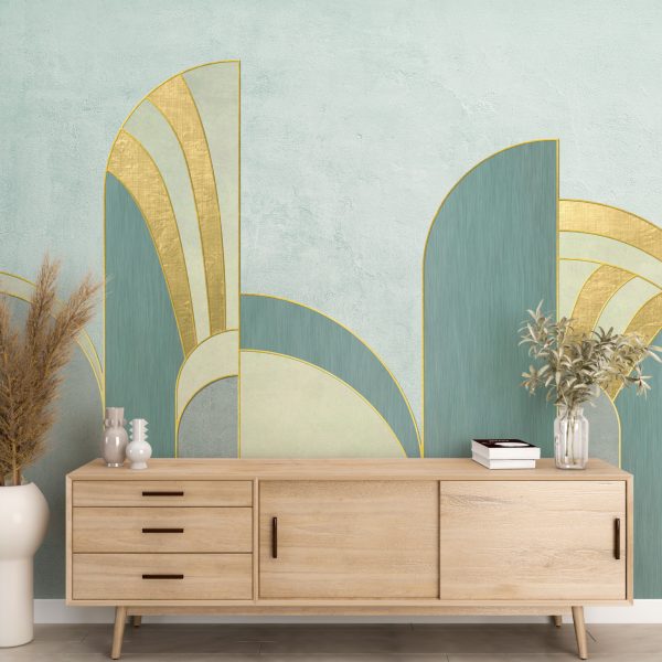 Foto murale Gjeometria Blu