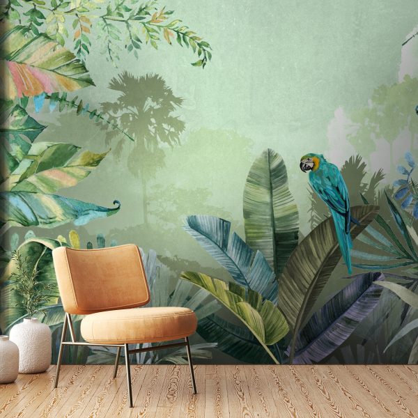 Foto murale Papagalli blu