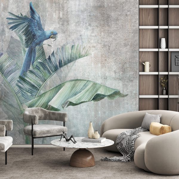 Foto murale Papagalli blu