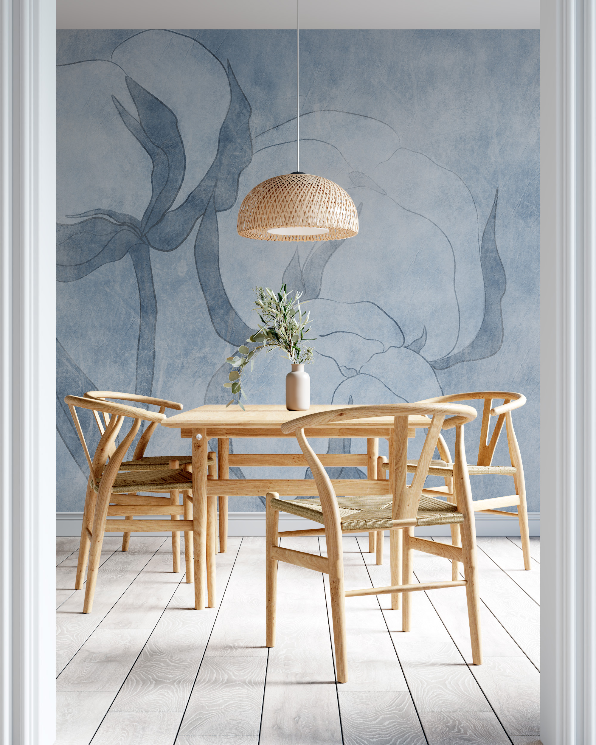 Foto murale Lule pambuku blu