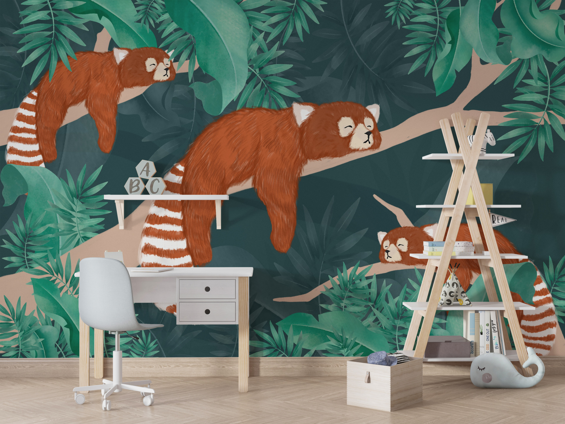 Foto murale Lemurë kafe