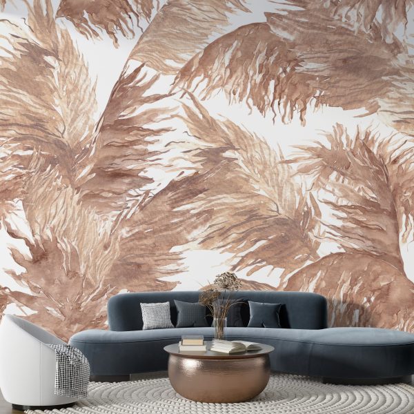 Foto murale Gjethe kafe