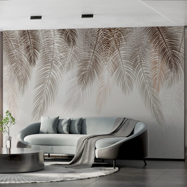 Foto murale Gjethe kafe