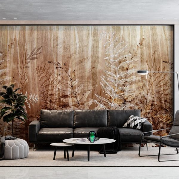 Foto murale Pyll i fierit të kafenjtë