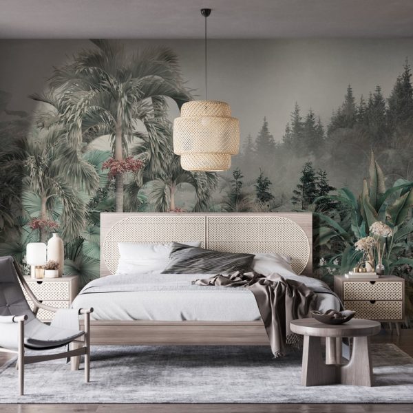 Foto murale Bimë e harlisur në mjegull