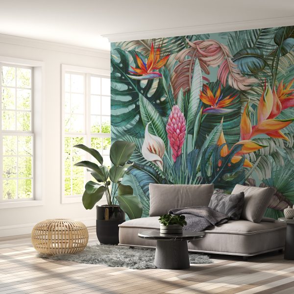 Foto murale Buqetë me lule tropikale