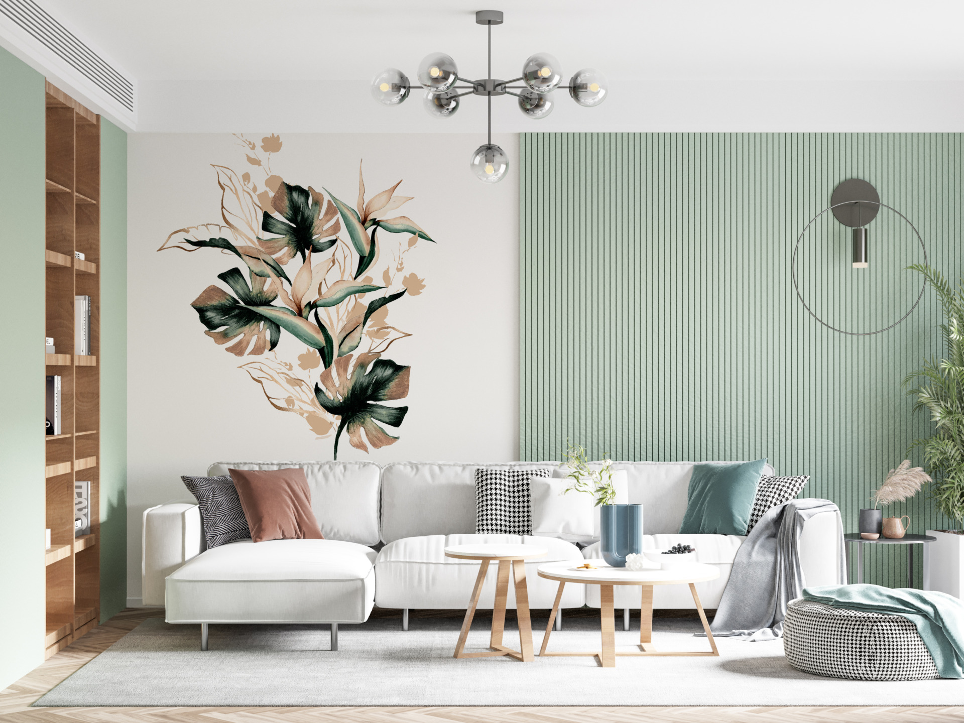 Foto murale Buqetë me gjethe