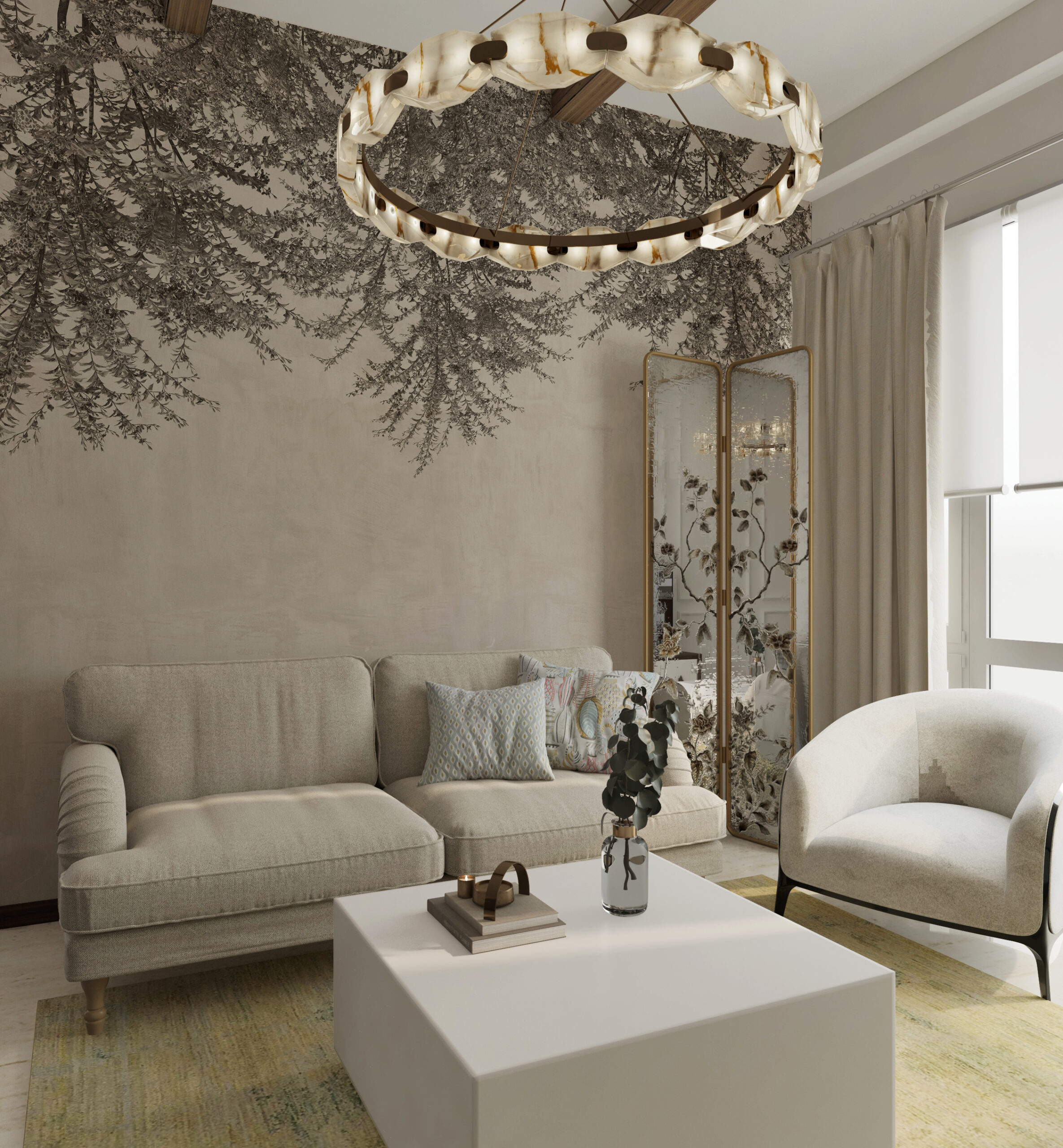 Foto murale Degë të errëta