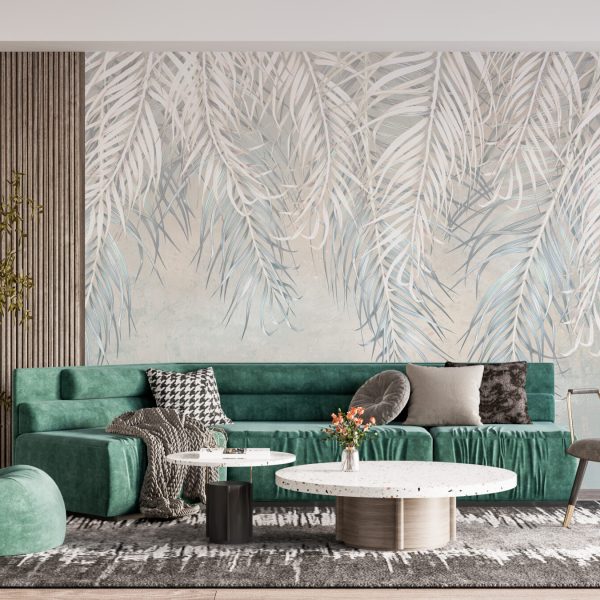 Foto murale Gjethe të holla palme